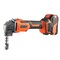 Electric Cordless Metal Cutter Nibbler 20V 4000mAh with Carrying Case